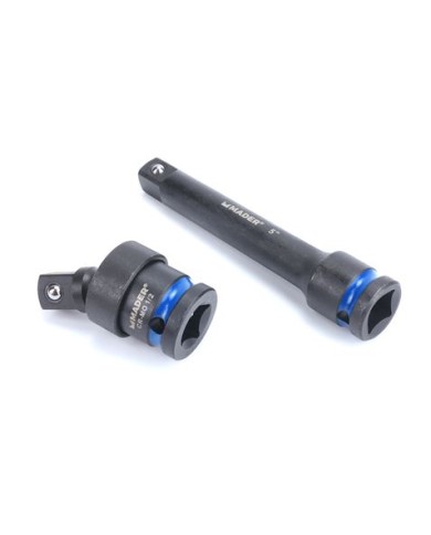 JUEGO DE 40 UNIDADES LLAVES DE VASO DE IMPACTO 1/2 MADER