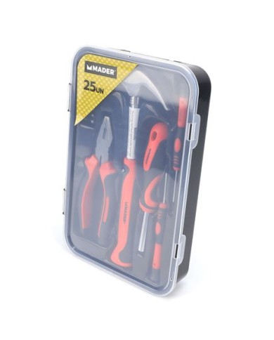 KIT HERRAMIENTAS 25PCS MADER