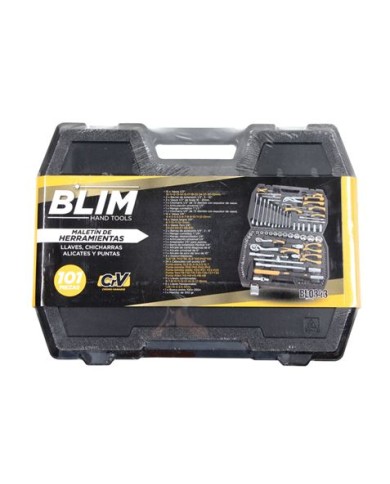 MALETIN HERRAMIENTAS C.V. 101 PCS 1/2 Y 1/4 BLIM