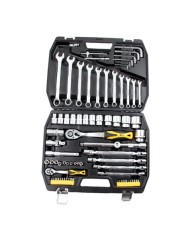 MALETIN HERRAMIENTAS C.V. 77 PCS 1/2 Y 1/4 BLIM