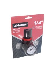 MINI FILTRO REGULADOR DE PRESIÓN, 1/4, RP182 MADER