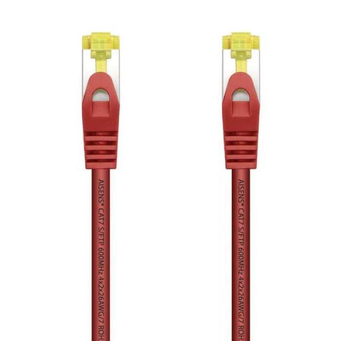 CABLE DE RED CAT.7 S/FTP 0.5M AISENS RED