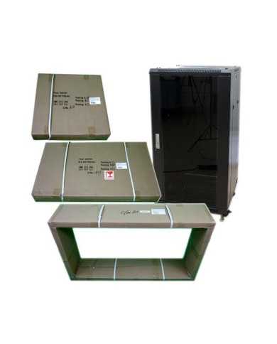 ARMARIO RACK POWERGREEN 42U 80X80 DESMONTADO PUERTAS PERFORADAS METAL