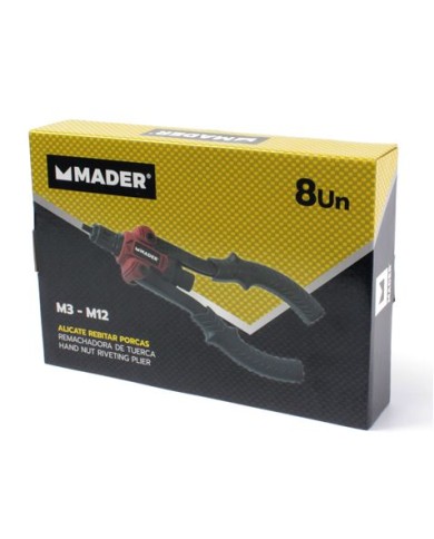 REMACHADORA TUERCAS 200 MM 8PCS MADER
