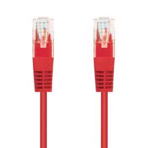 CABLE DE RED CAT.6 UTP 0.5M NANOCABLE RED