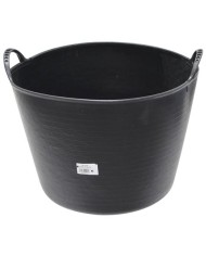 CUBETA REDONDA FLEXIBLE 39 LITROS NEGRO MADER