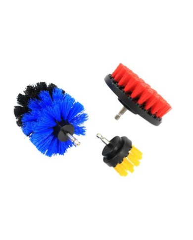 CEPILLOS DE LIMPIEZA PARA TALADRO 3PCS MADER