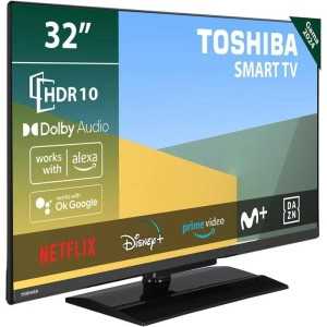 TELEVISOR LED TOSHIBA 32 LED HD USB SMART TV ANDROID WIFI BLUETOOTH HOTEL