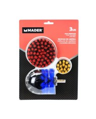 CEPILLOS DE LIMPIEZA PARA TALADRO 3PCS MADER