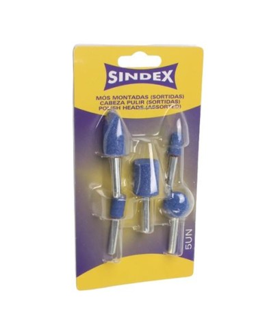 CABEZALES DE PULIR 5 PCS SINDEX