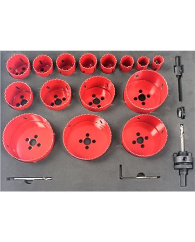 JUEGO 20 PCS CORONAS BI-METAL MADER