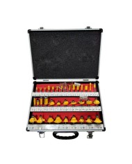 JUEGO 35 PCS FRESAS 6MM PARA MADERA BLIM