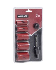 JUEGO 7 PCS CORONAS BI-METAL MADER