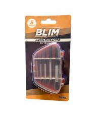 JUEGO EXTRACTOR DE TORNILLOS 5 PCS BLIM