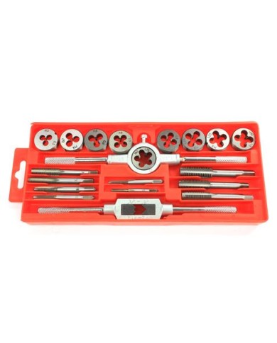 JUEGO MACHOS Y COJINETES 20 PCS MADER