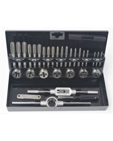 JUEGO MACHOS Y COJINETES 32 PCS MADER