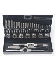 JUEGO MACHOS Y COJINETES 32 PCS MADER