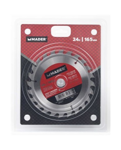 DISCOS CORTE MADERA PARA SIERRAS 165MM 24D MADER