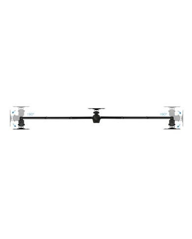 SOPORTE DE MESA TV/MONITOR TOOQ 13-27 8KG 2 BRAZOS PARA 3 PANTALLAS SOPORTE DE MESA TV/MONITOR TOOQ 13-27 8KG 2 BRAZOS PARA 3 PANTALLAS