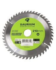 PACK 3 DISCOS CORTE MADERA PARA SIERRAS 210MM. SAURIUM