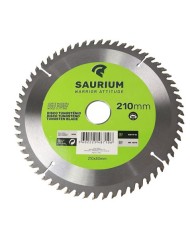 PACK 3 DISCOS CORTE MADERA PARA SIERRAS 210MM. SAURIUM