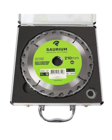 PACK 3 DISCOS CORTE MADERA PARA SIERRAS 210MM. SAURIUM