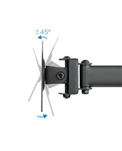 SOPORTE DE MESA TV/MONITOR TOOQ 13-27 8KG 2 BRAZOS PARA 3 PANTALLAS SOPORTE DE MESA TV/MONITOR TOOQ 13-27 8KG 2 BRAZOS PARA 3 PANTALLAS