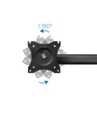 SOPORTE DE MESA TV/MONITOR TOOQ 13-27 8KG 2 BRAZOS PARA 3 PANTALLAS