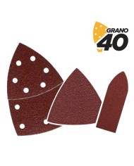SET DE 9 LIJAS GRANO 40 PARA LIJADORA BL0137