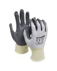 GUANTES DE PROTECCION POLIESTER + NITRILO XL MADER