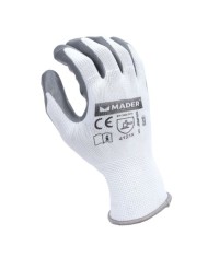 GUANTES DE PROTECCION POLIESTER + NITRILO XL MADER