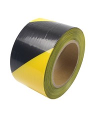 CINTA DE SEÑALIZACION NEGRO-AMARILLO 250Mtrs.X7Cm. MADER