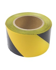 CINTA DE SEÑALIZACION NEGRO-AMARILLO 250Mtrs.X7Cm. MADER