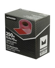 CINTA DE SEÑALIZACION ROJO-BLANCO 250Mtrs.X7Cm. MADER