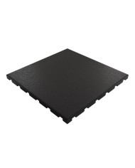 BALDOSA DE CAUCHO ANTITRAUMA 400X400X25MM NEGRA ARTPLAST