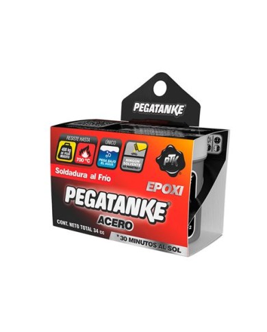 PEGATANKE EPOXICO CLASICO ACERO 32GR