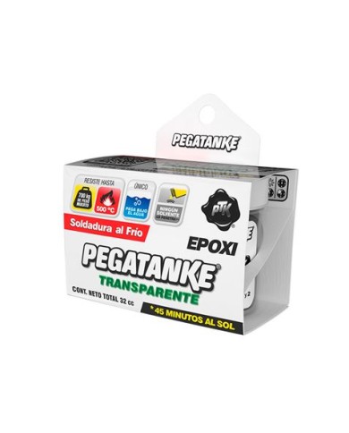 PEGATANKE EPOXICO CLASICO TRANSPARENTE 32GR