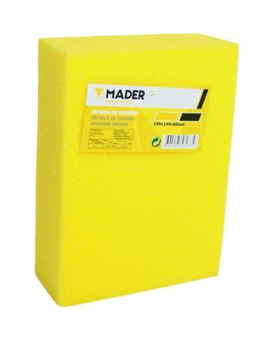 ESPONJA ALBAÑIL PARA OBRA 190X140x60mm. MADER