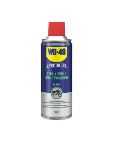 CERA Y BRILLO MOTO 400ML WD40 SPECIALIST
