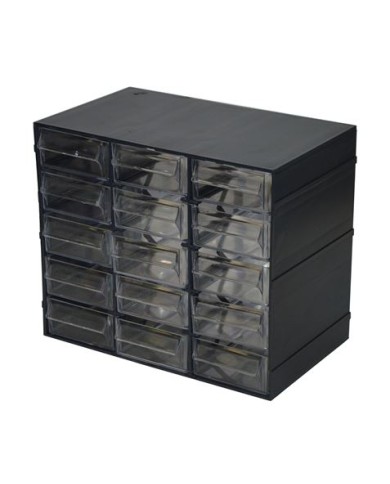 MUEBLE ORGANIZADOR PLASTICO 228X140X190MM CON 15 CAJONES ARTPLAST