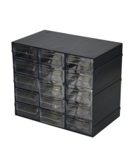 MUEBLE ORGANIZADOR PLASTICO 228X140X190MM CON 15 CAJONES ARTPLAST