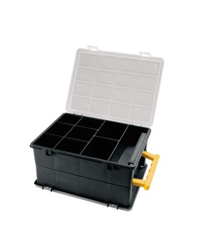 ORGANIZADOR DOBLE PLÁSTICO 242×188×120MM CON DIVISORES ARTPLAST