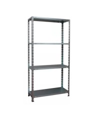 ESTANTERIA ACERO GALVANIZADO 4 BALDAS 70X30X145CM BLIM