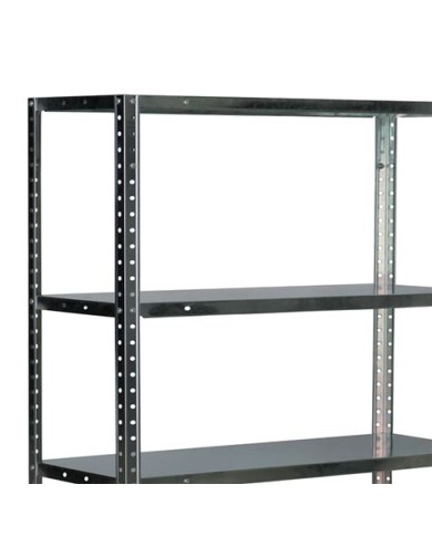 ESTANTERIA ACERO GALVANIZADO 4 BALDAS 70X30X145CM BLIM