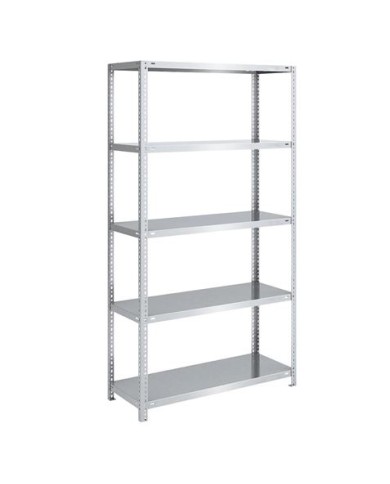 ESTANTERIA ACERO GALVANIZADO 5 BALDAS 90X30X180CM BLIM