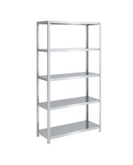 ESTANTERIA ACERO GALVANIZADO 5 BALDAS 90X30X180CM BLIM