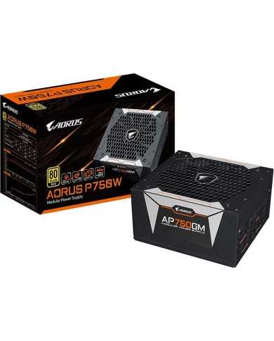 FUENTE DE ALIMENTACION GIGABYTE UD 750W 80+ MODULAR ATX GOLD FUENTE DE ALIMENTACION GIGABYTE UD 750W 80+ MODULAR ATX GOLD
