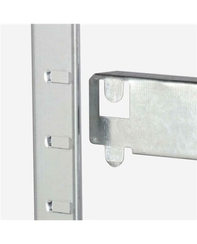 ESTANTERIA METÁLICA ESQUINERA GALVANIZADA 5 BALDAS 180X90X40X90CM BLIM