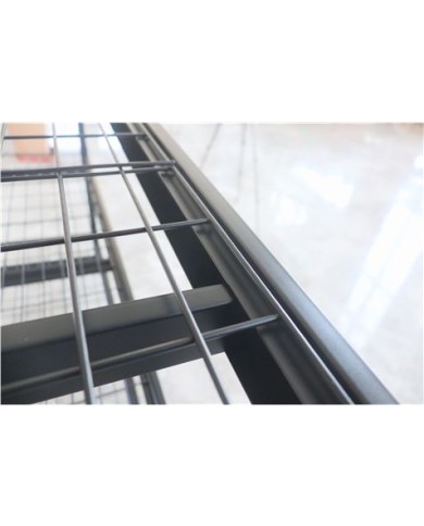 ESTANTERIA METÁLICA INDUSTRIAL NEGRA 4 BALDAS 195X183X61CM BLIM