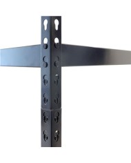 ESTANTERIA METÁLICA NEGRA 5 BALDAS 183X90X45CM BLIM